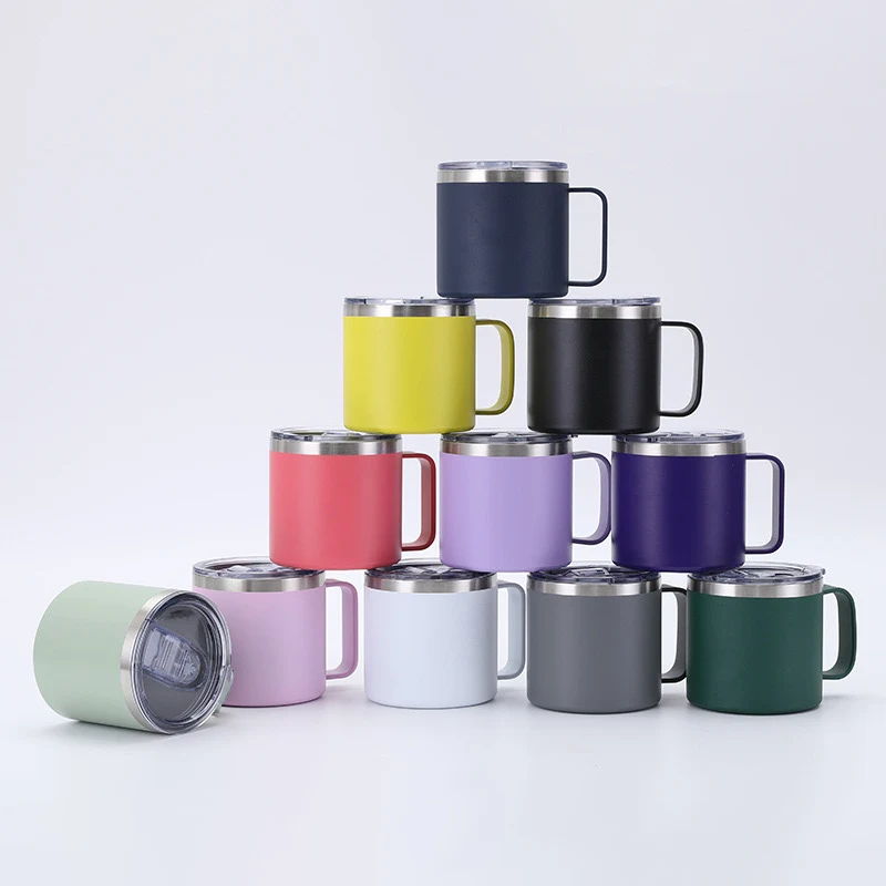 12 Oz.Stainless Steel Camping Mug 1