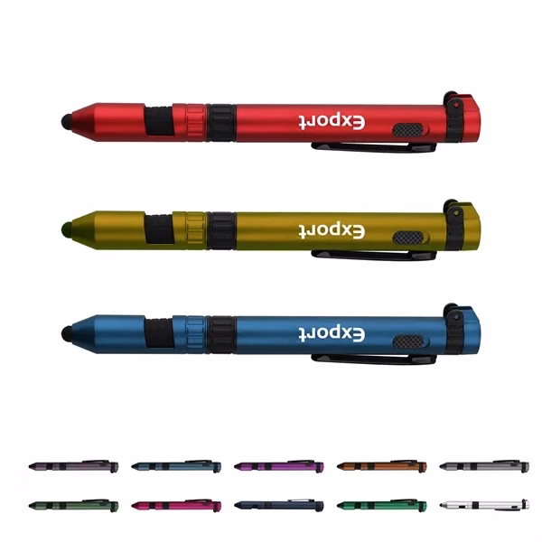 Custom 6 in 1 LED Tactical Pen Multi Tool — Outdoor Survival Adventure Giveaway