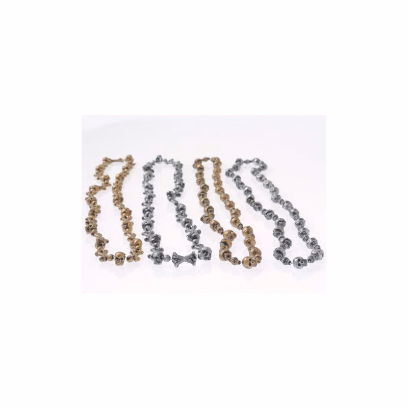 Skull and Crossbones Bead Necklaces