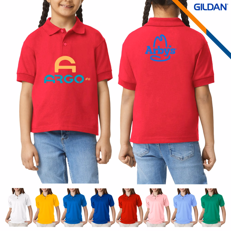 Gildan® 5.6oz Cotton/Polyester Youth Polo Shirts