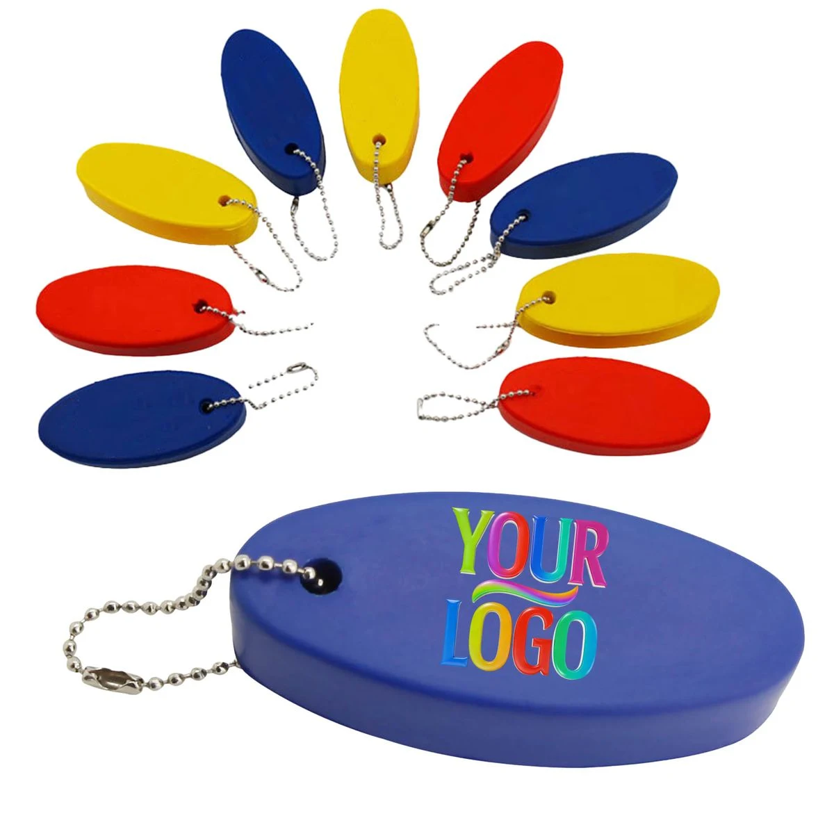 Multi Color Floating Stress Relief Keychain 1