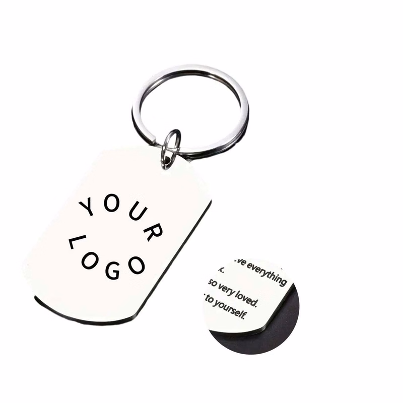 Sleek Stainless Keychain for Gifts and Keepsakes
