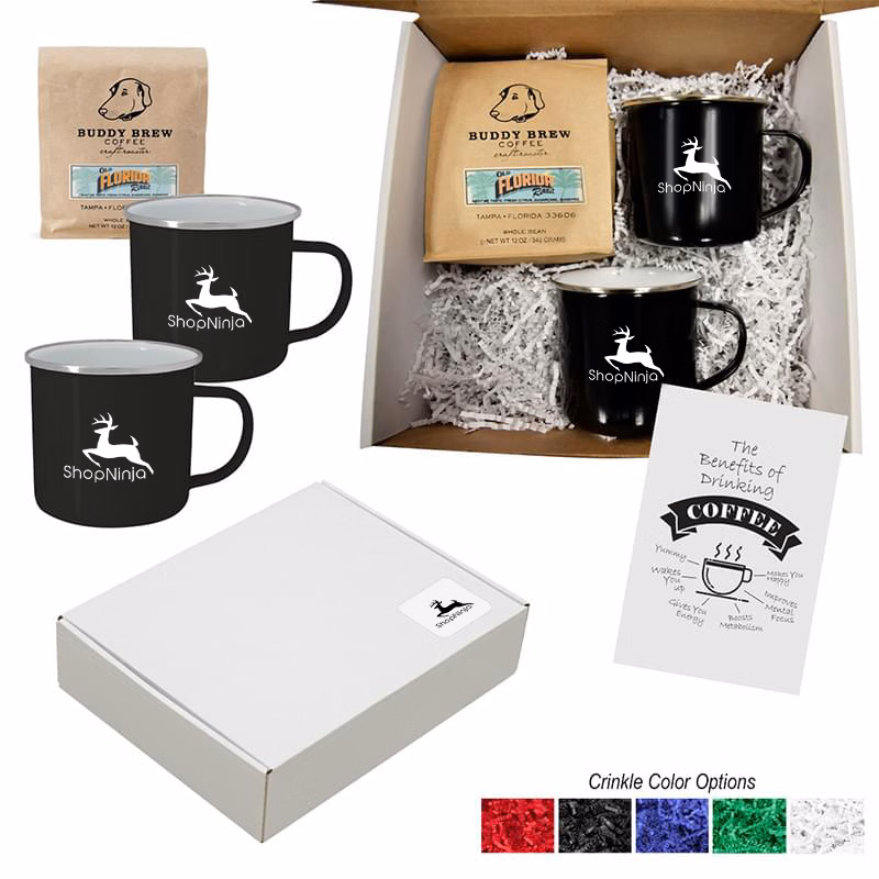 Buddy Brew Coffee Gift Set For Two