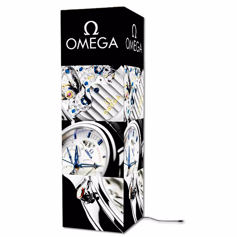 10' Square Tower Fabric Banner