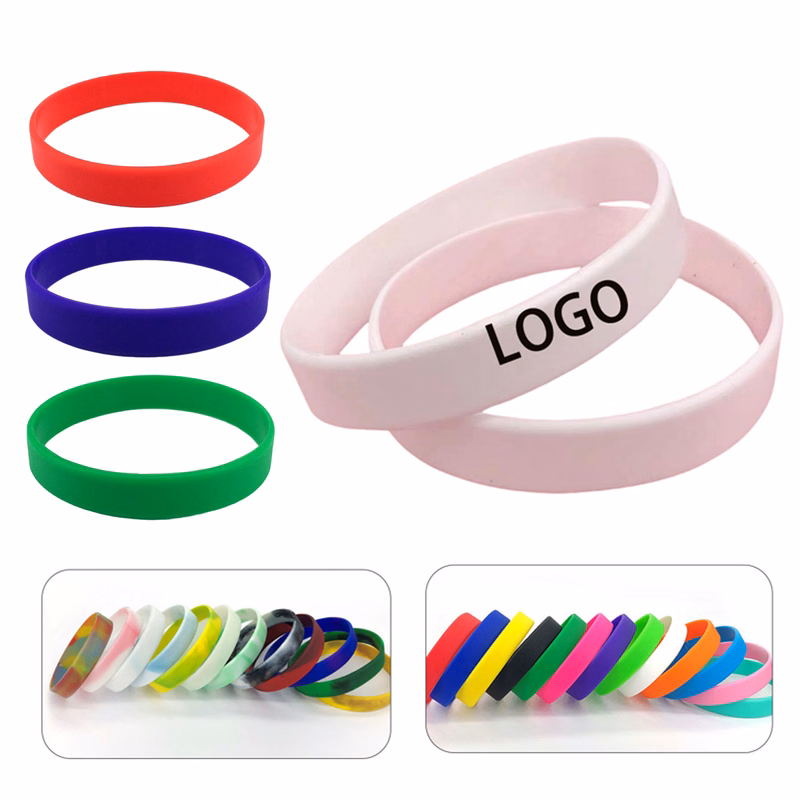 Debossed Silicone Wristband Bracelet