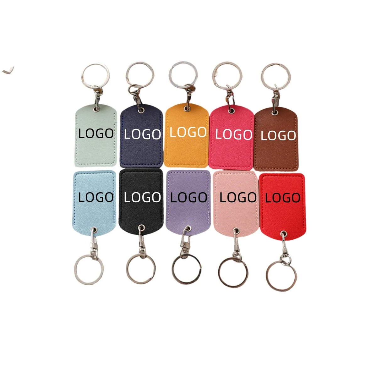 Custom Engraved Leather Keychains 1