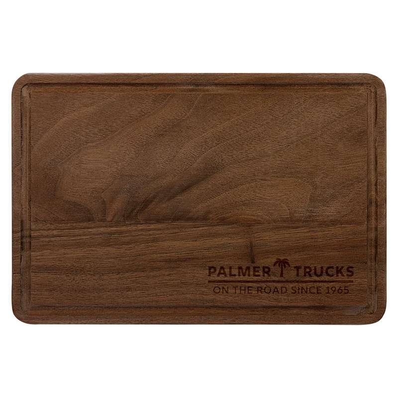 9" x 6" Walnut Cutting Board with Juice Groove