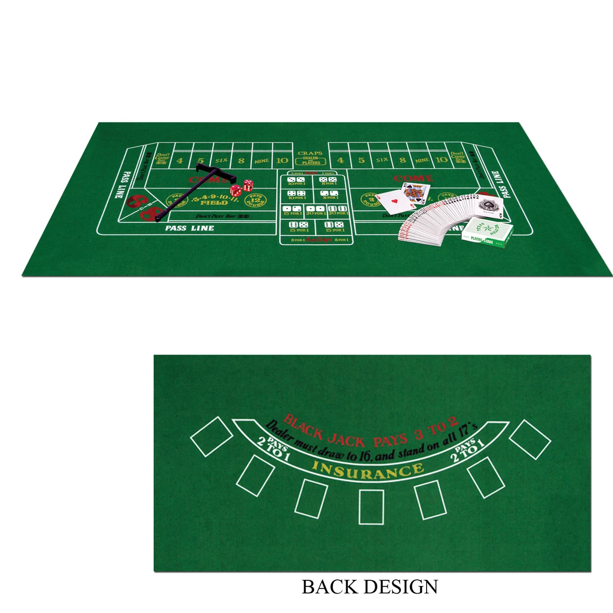 Blackjack/ Craps Set 1