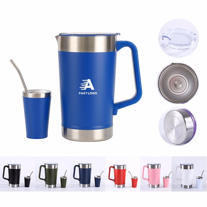 64oz Yerba Mate Cup Tumbler with Handle