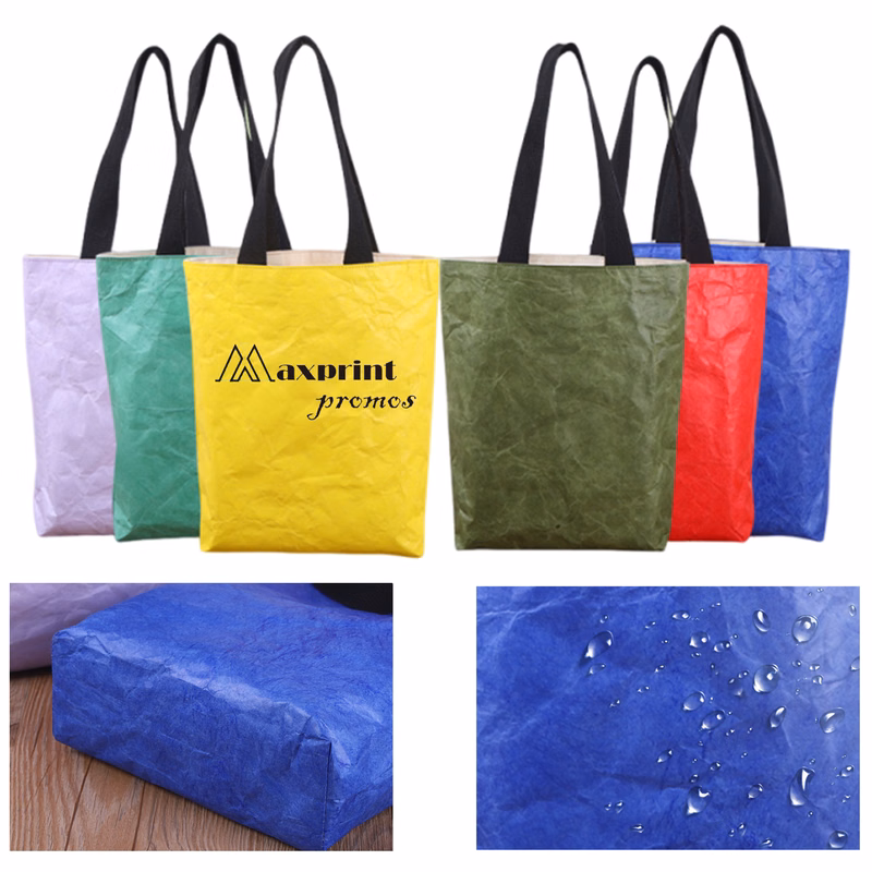 Multi-Color Waterproof Textured Tyvek Tote Bag