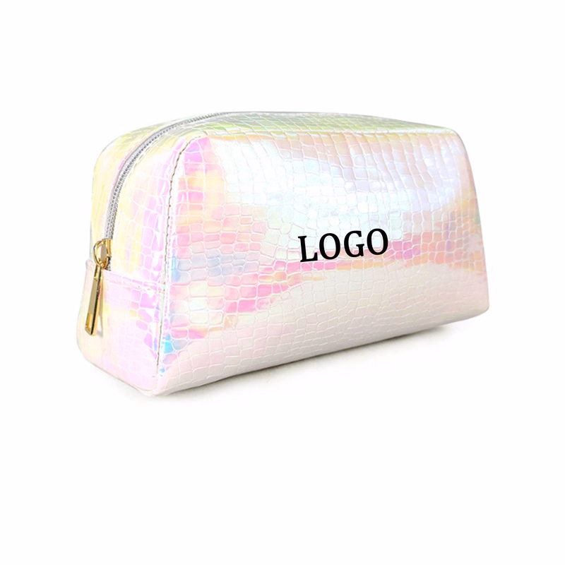 Snakeskin Pattern Laser Makeup Bag