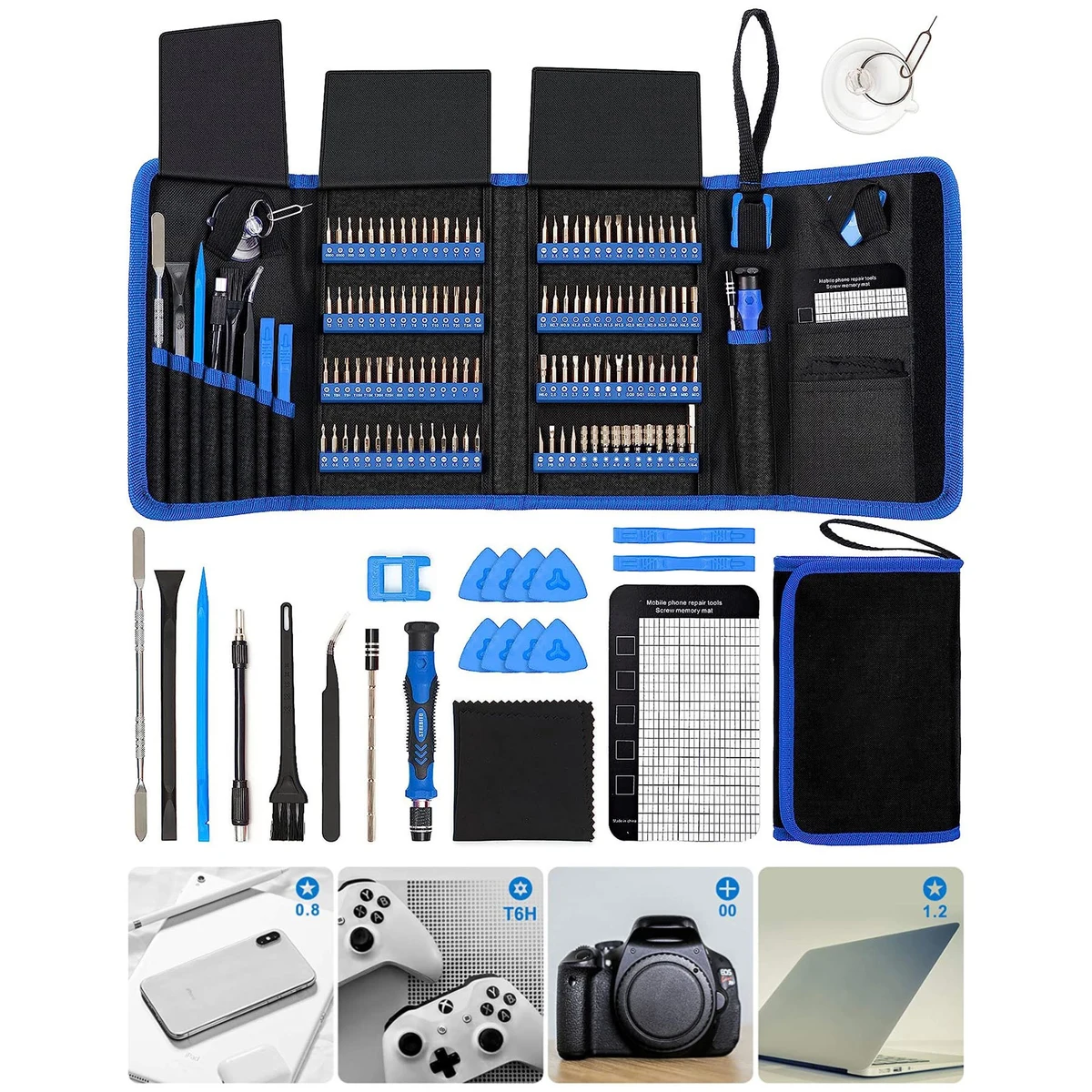 Electronics Precision Screwdriver Sets 142 Pieces Magnetic Repair Tool Kit 1