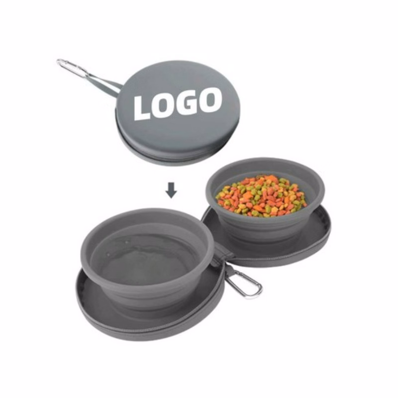 Double Collapsible Dog Bowl