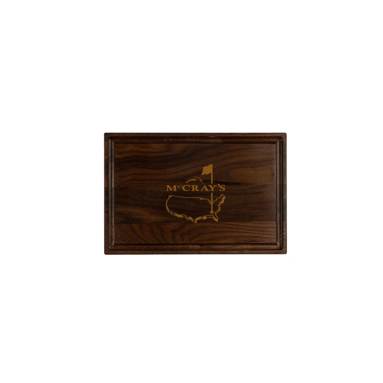 Small Walnut Cutting Board with Juice Groove 12"x8"x3/4" 1