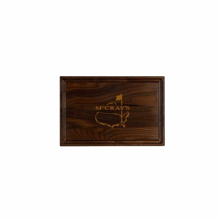 Small Walnut Cutting Board with Juice Groove 12"x8"x3/4"