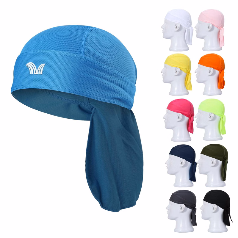 Long tailed headscarf hat