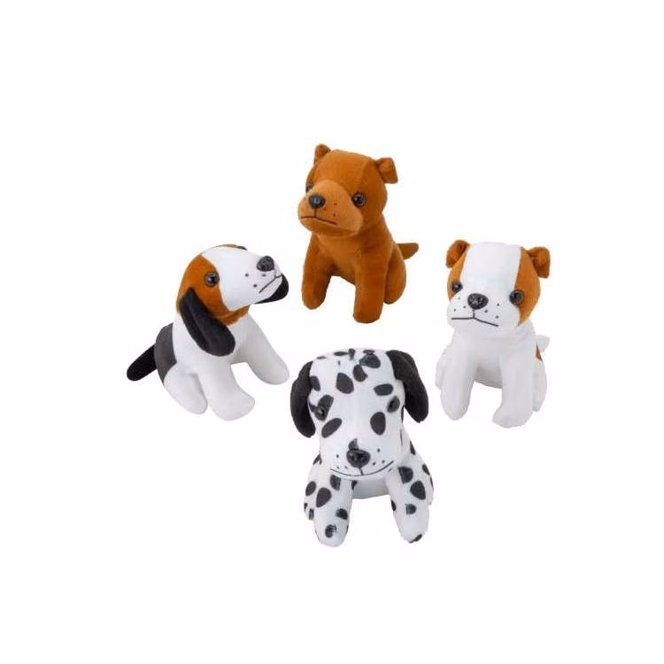 Sitting Stuffed Dogs 5.5" - Assorted