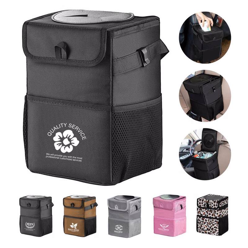 Foldable Waterproof Oxford Car Trash Bin Storage Bag