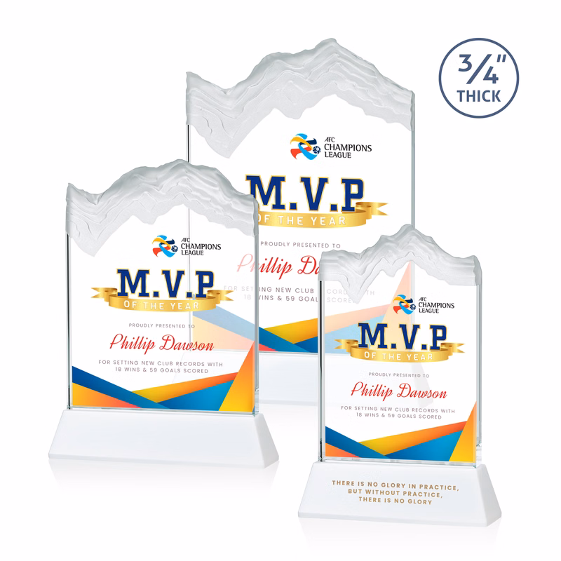 Kilimanjaro VividPrint™ Award on Newhaven - White