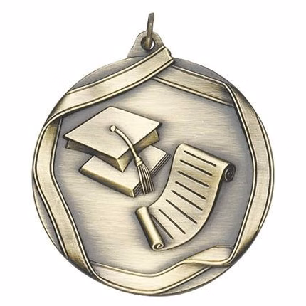 Scholastic Die Cast Medal, 2 1/4"
