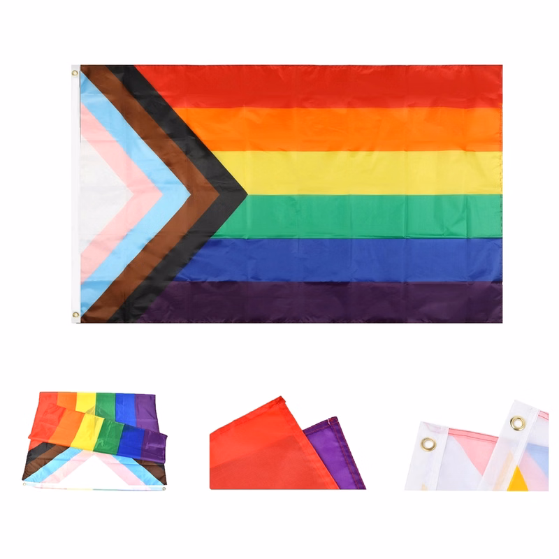 Progress Pride Rainbow Flag
