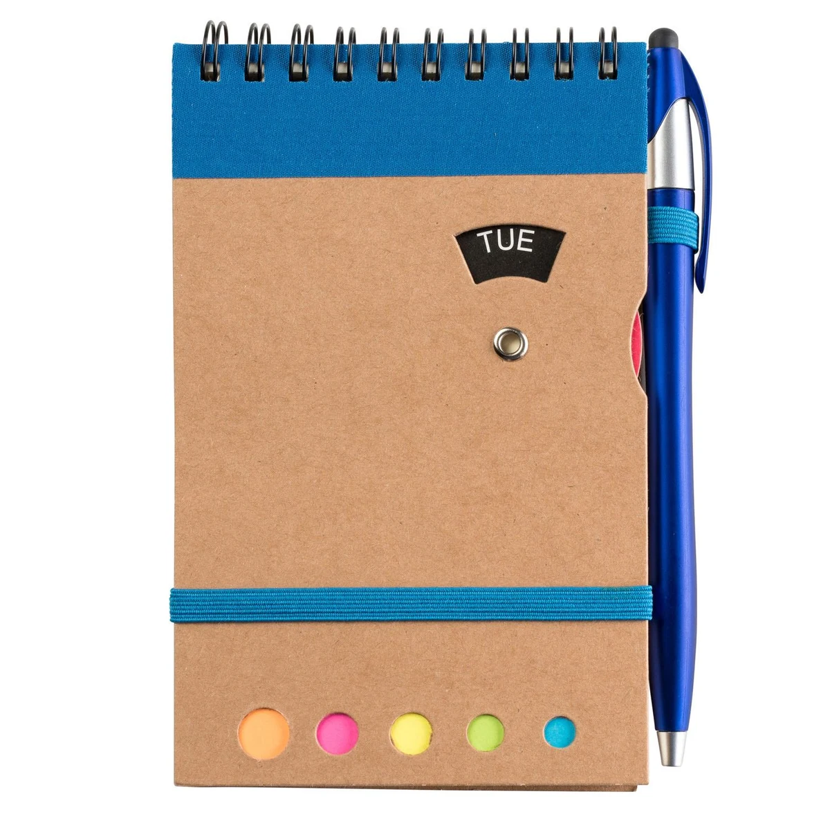 70 Sheet Grained Cardboard Spiral Bound Journal 1