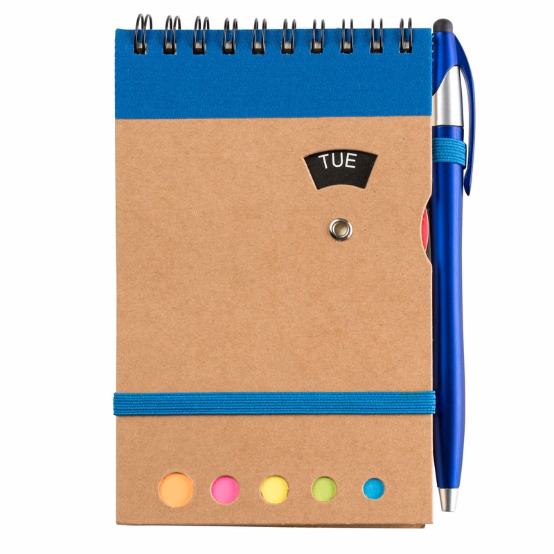 70 Sheet Grained Cardboard Spiral Bound Journal