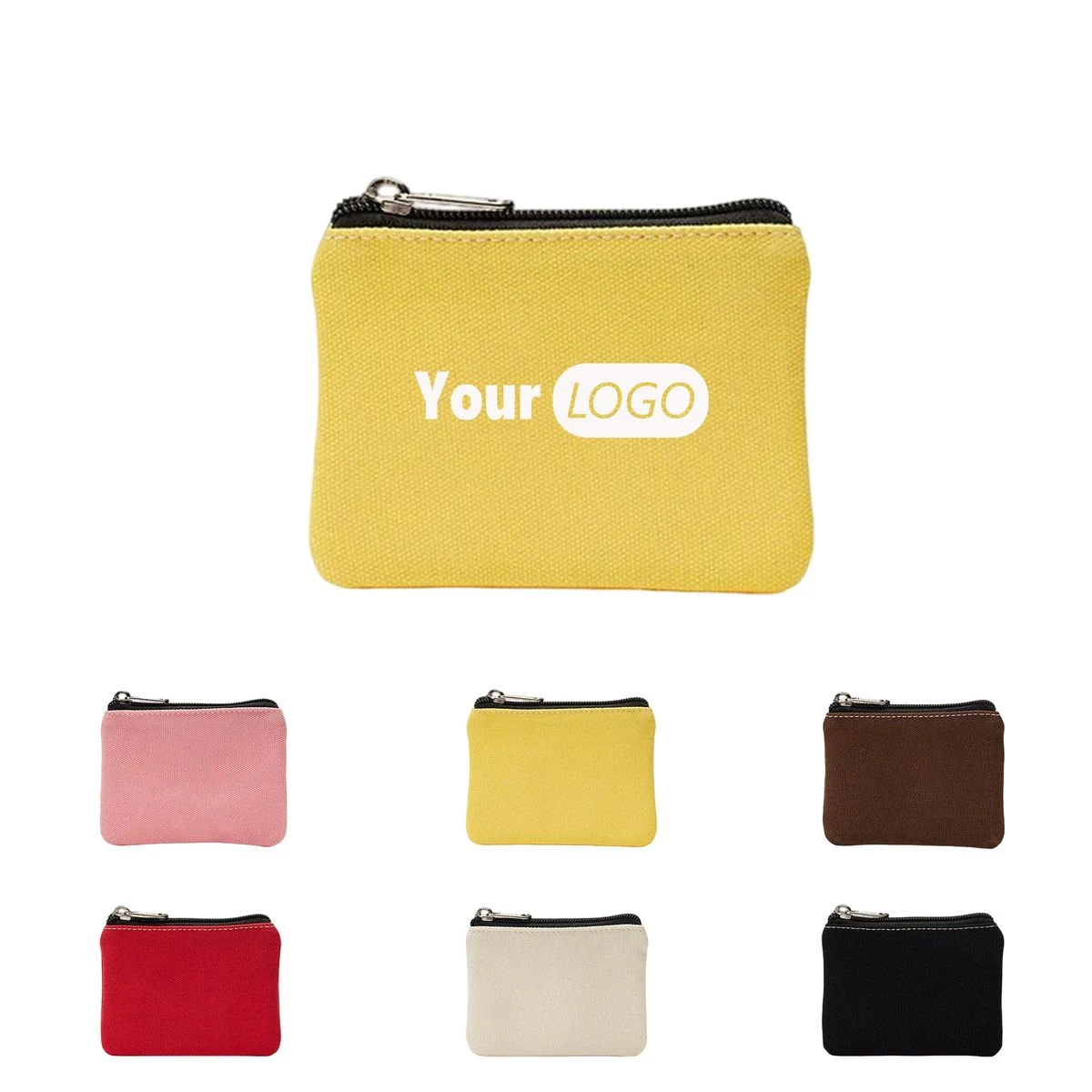 Canvas Zipper Coin Purse 1