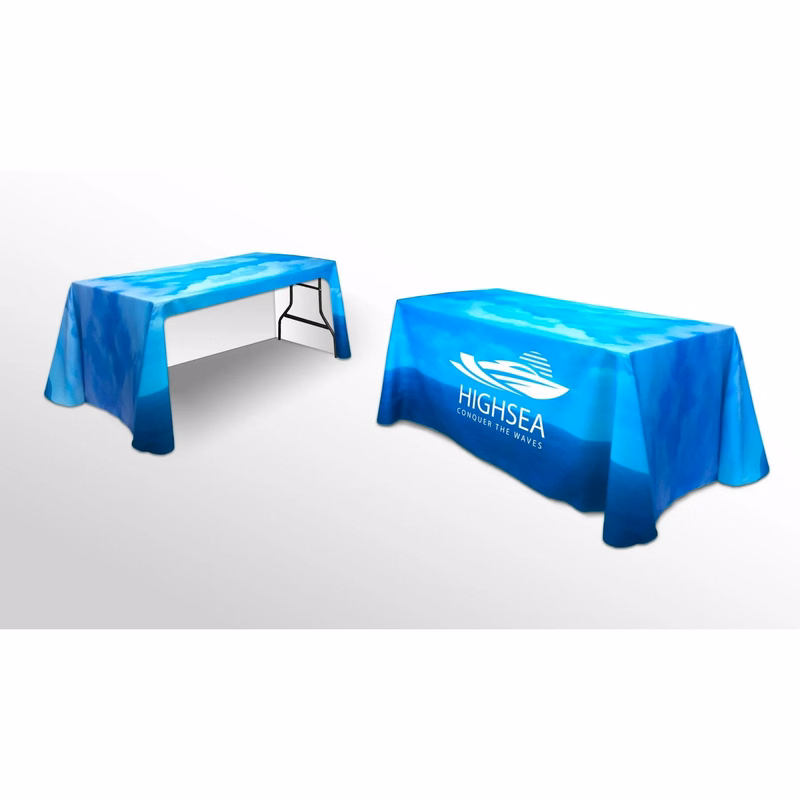 6FT Back Open Fully Printed Table Throw (Sublimated )