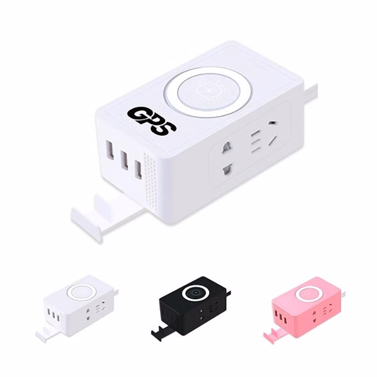 Multi-Function Wireless Charger Cube Socket
