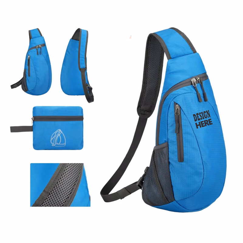 Multi Pocket Foldable Crossbody Chest Pack
