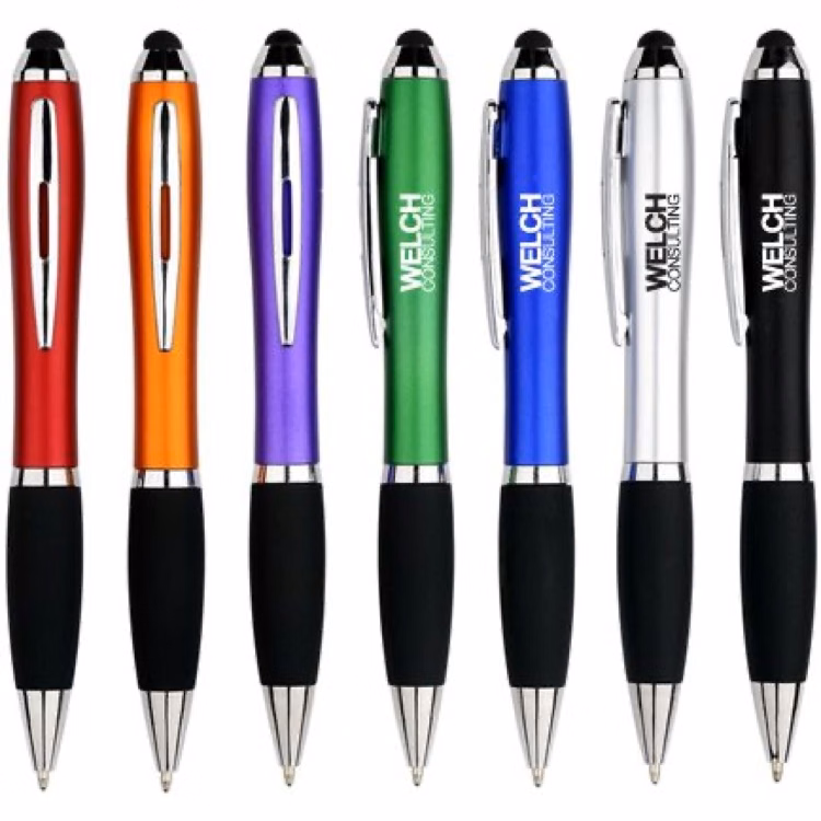 The Curved Black Grip Stylus Pen
