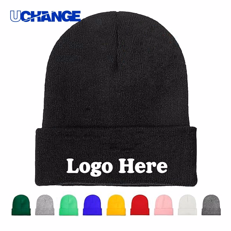 Jacquard Knit Beanie Hat