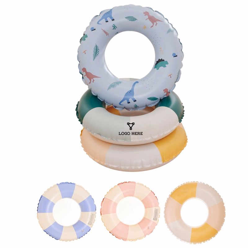 MOQ 50 Colorful 23 Inch PVC Swimming Ring For Kids