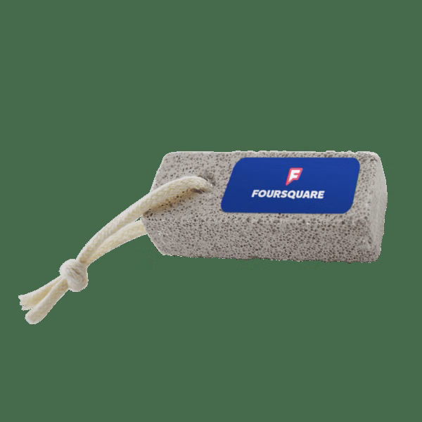 3" x 1" Ceramic Pumice Stone with Cotton Cord