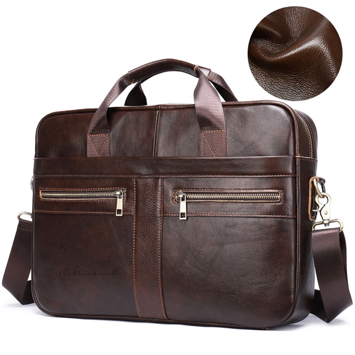 Men'S Genuine Leather Briefcases 1