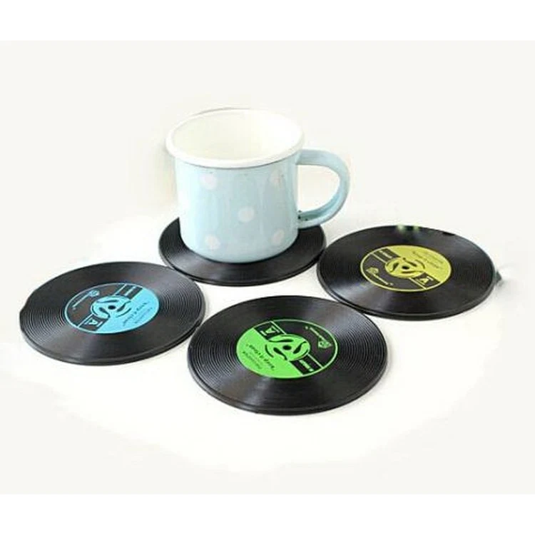 Vinyl Record Coasters 1