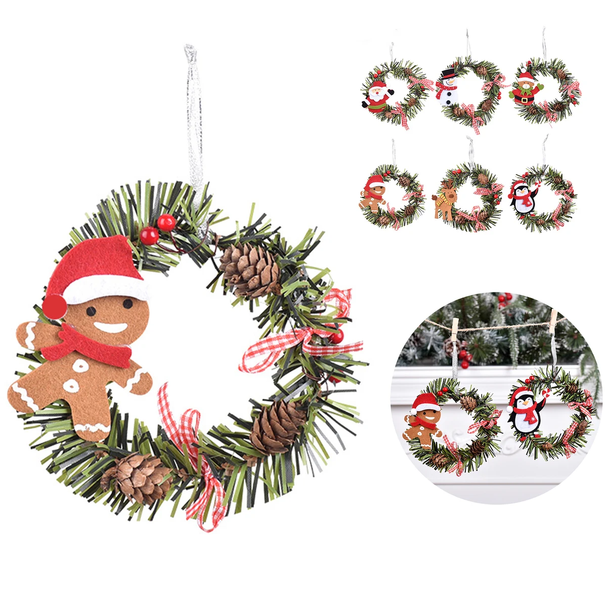 Christmas Pine Wreaths for Front Door 1