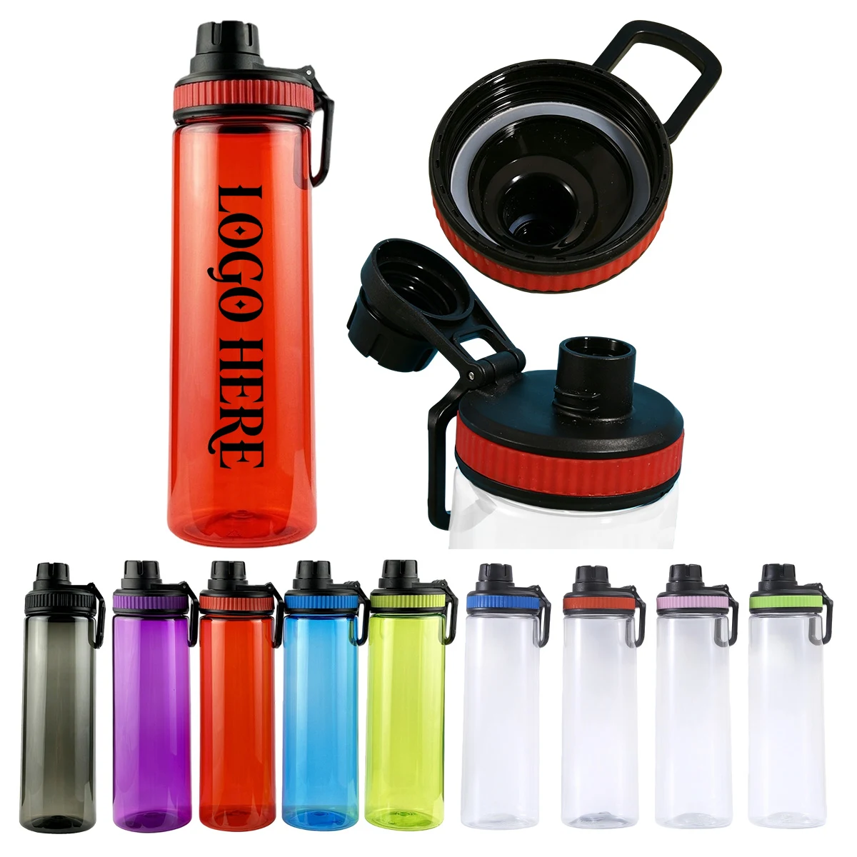 24oz Dual Spout Outdoor Sports Water Bottle 1