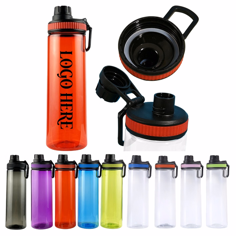 24oz Dual Spout Outdoor Sports Water Bottle