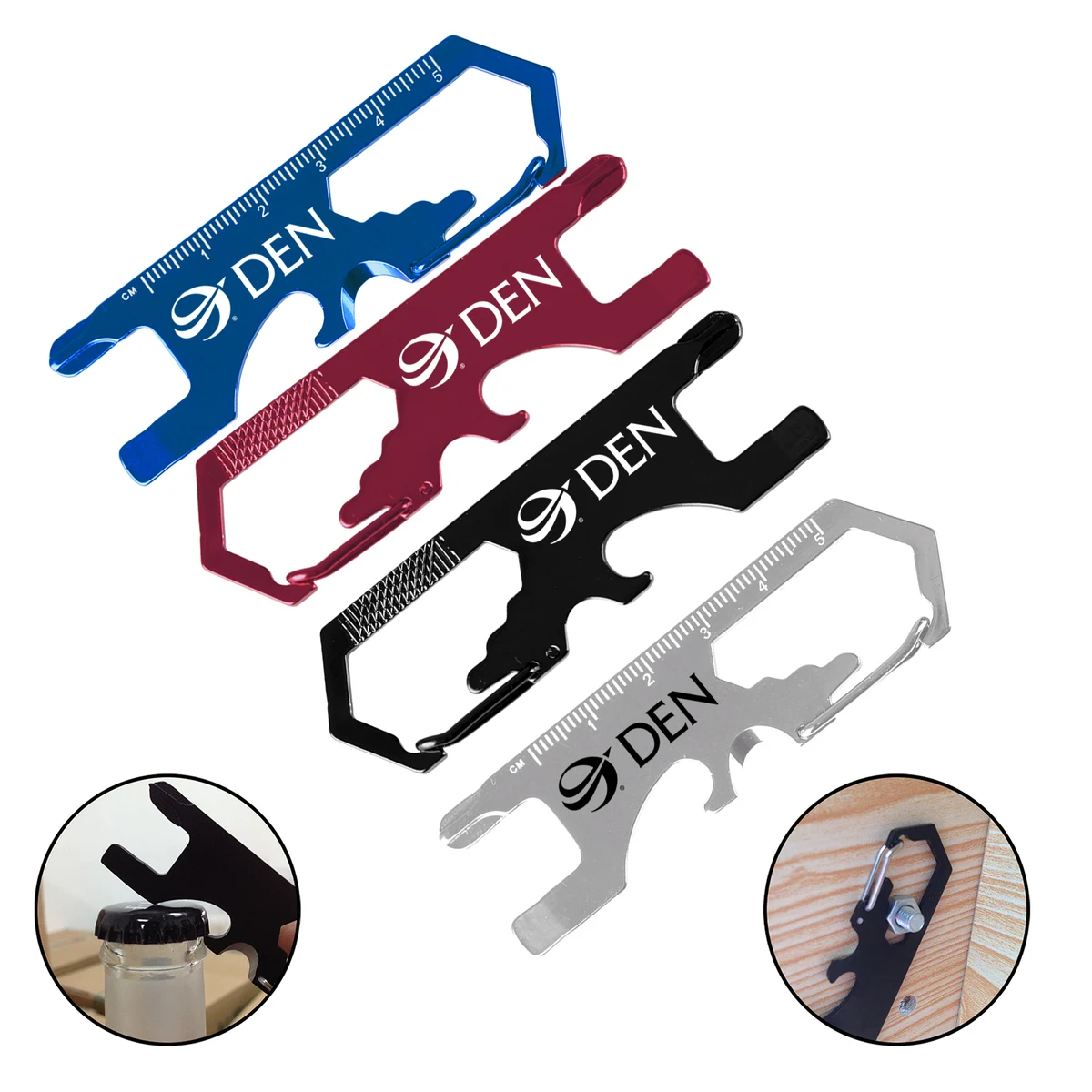 Multi-function Bottle Opener with Carabiner 1