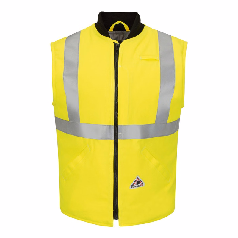 Men's Hi Vis Insulated Vest with Reflective Trim - CoolTouch®2 - VMS4HV