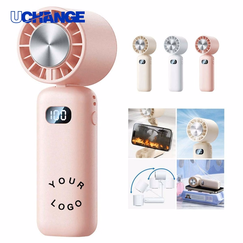 Portable Fan Tool with Ice Effect and Quiet Turbine Motor