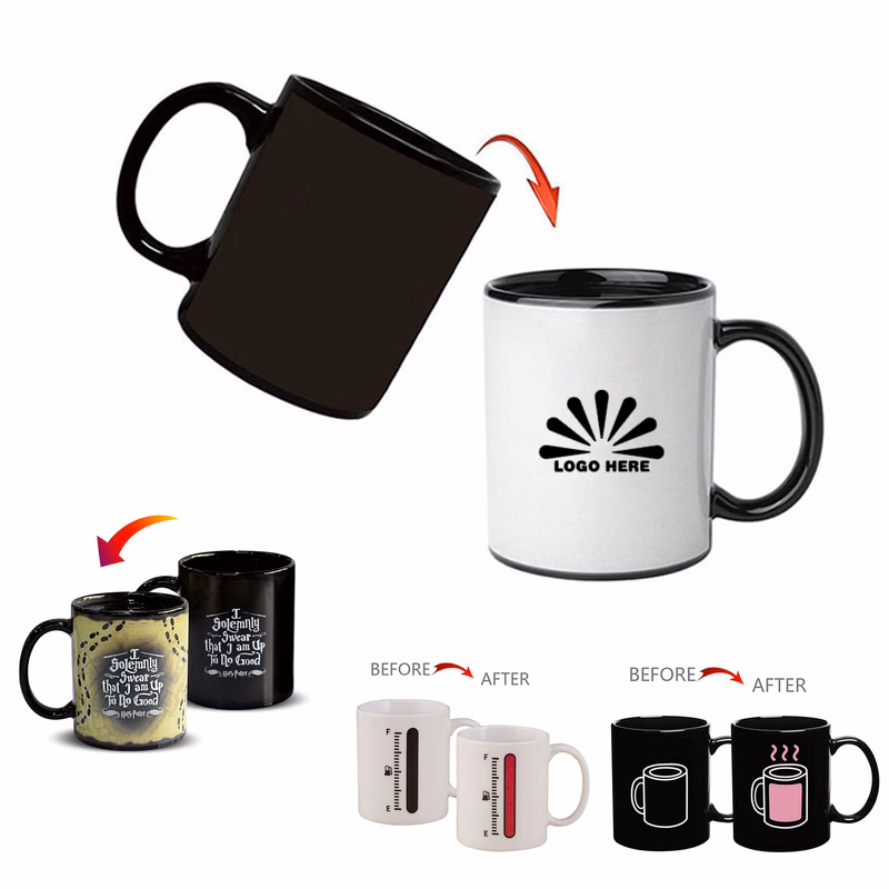 12 oz Custom Heat Sensitive Mug