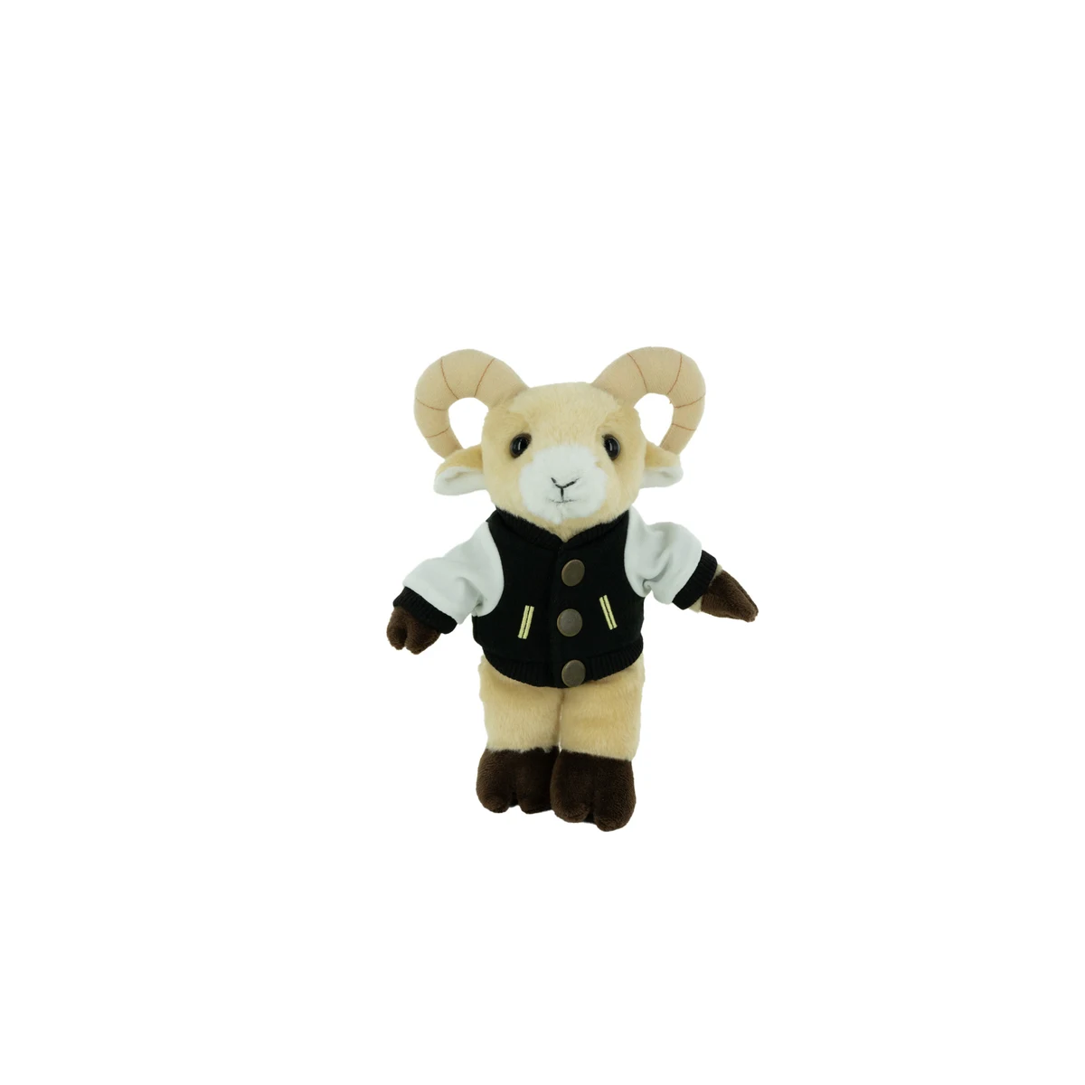 Plush Ram with a Varsity Jacket 1