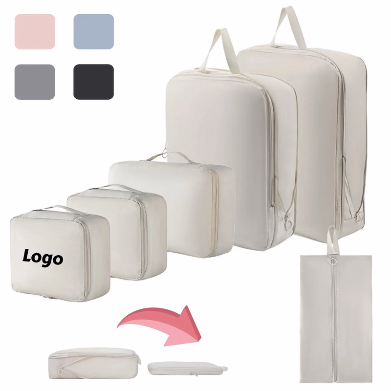 6 Piece Pack Travel Storage Bags