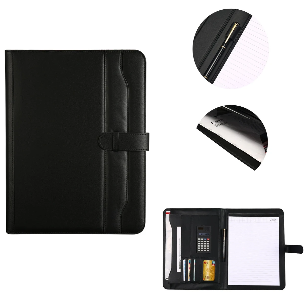 Multifunctional PU Business Document Folder 1