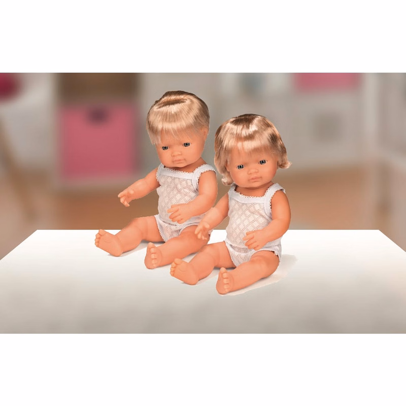 Blonde Boy Baby Dolls - Vinyl 15"