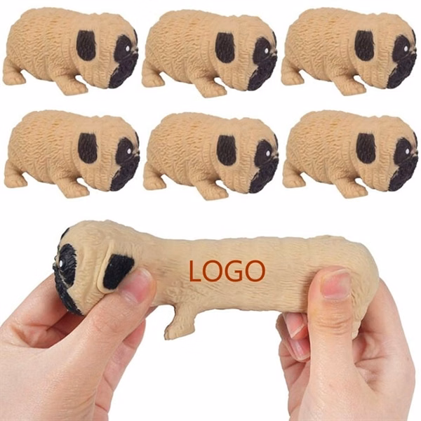 Squishy Fidget Sensory Stress Pug Dog Toys
