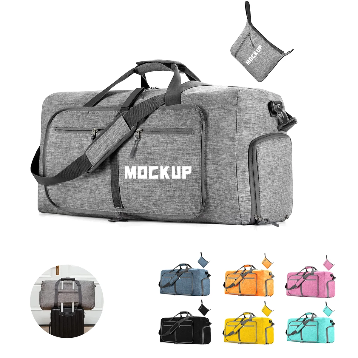 65L Foldable Travel Duffle Bag MOQ 100 PCS 1